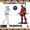 Explore Creativity with Deadpool Coloring Pages Vol 22