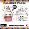 Explore Sweet Creativity with Color Page Cupcake Vol 7 Diapositive1