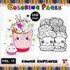 Fun and Relaxation in Every Page Coloring Pages Cupcake Printables Vol 13