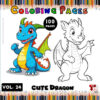 Ignite Your Creativity with Coloring Pages Dragon Vol 24!