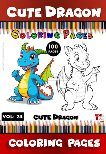 Ignite Your Creativity with Coloring Pages Dragon Vol 24!