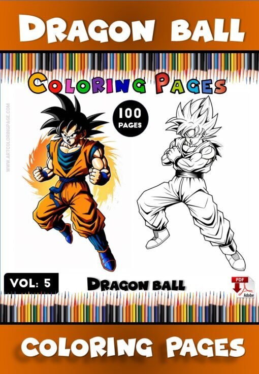 Ignite Your Imagination with Coloring Pages Dragon Ball Z Vol. 5!