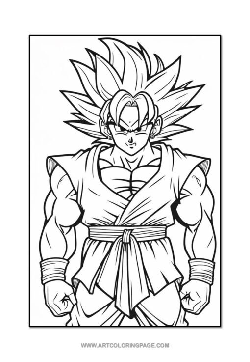 Ignite Your Imagination with Coloring Pages Dragon Ball Z Vol. 5!