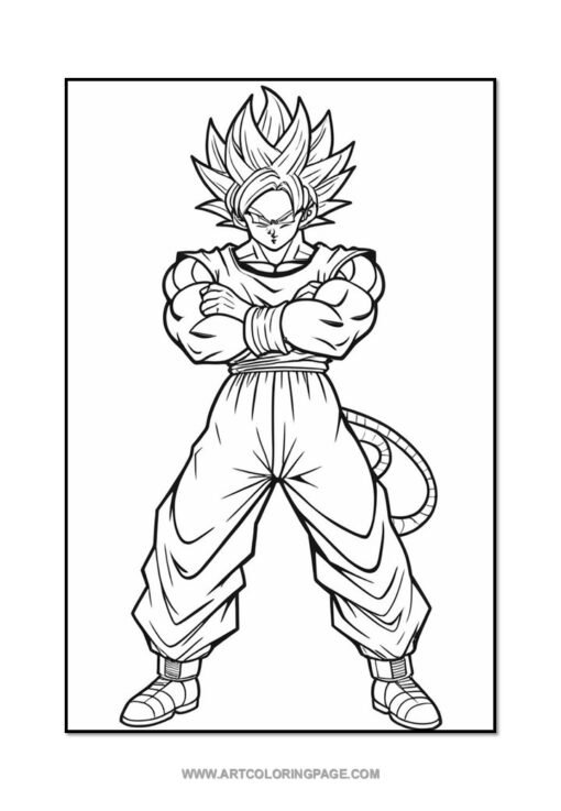 Ignite Your Imagination with Coloring Pages Dragon Ball Z Vol. 5!