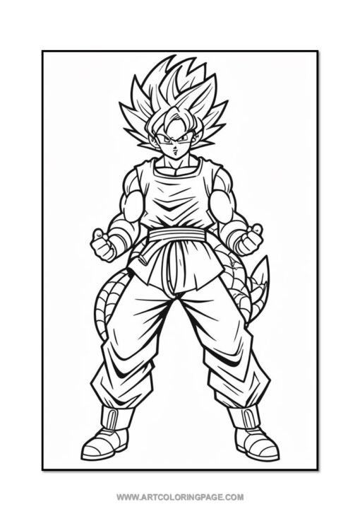 Ignite Your Imagination with Coloring Pages Dragon Ball Z Vol. 5!