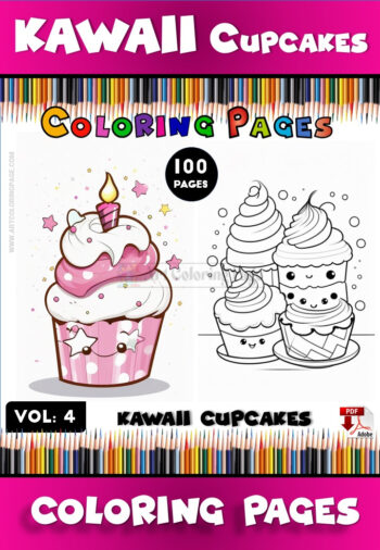 Indulge in Creativity with Cupcake Pictures to Color Vol 4