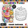 Unlock Creativity with Cupcake Template to Color Vol 8!