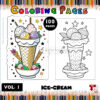 Scoop Up the Fun with Ice Cream Coloring Pages Vol 1!