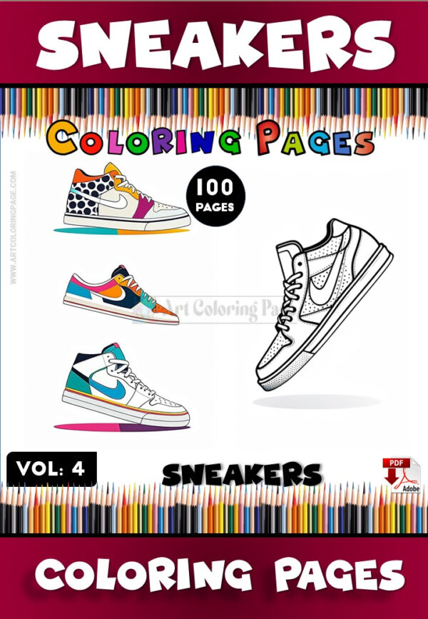 Step into Creativity with Coloring Pages Shoes Vol 4Diapositive1