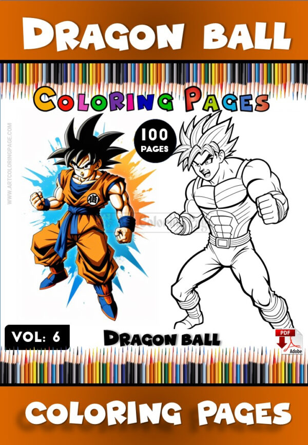 Transform Your Imagination with Goku Dragon Ball Z Coloring Pages Vol. 6!