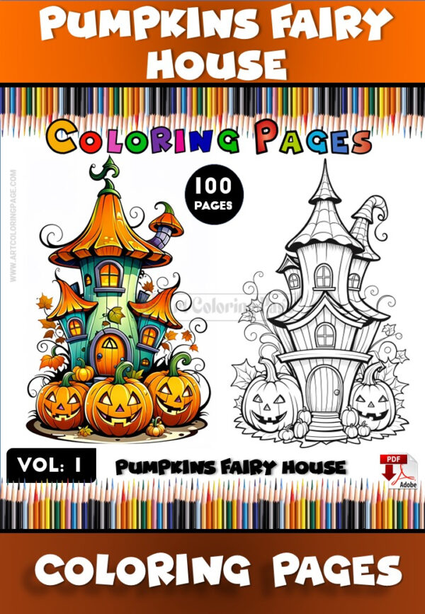 Unleash Creative Fun with Pumpkin Coloring Pages Vol 1