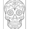 Unleash Your Creativity with Tattoo Coloring Pages Skull Vol 3Diapositive4
