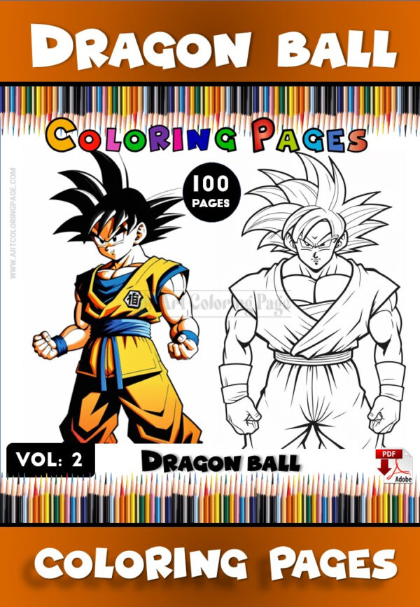 Unleash Your Creativity with the Dragon Ball Z Coloring Book Vol. 2!
