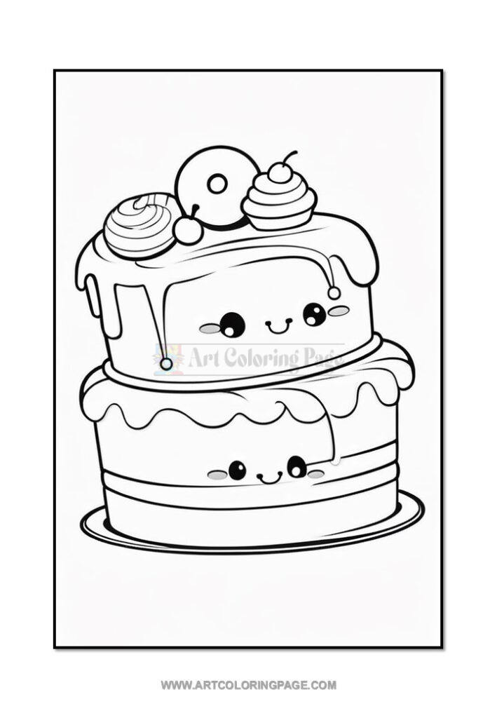 Unleash Your Imagination with Coloring Page Cupcake Vol 10