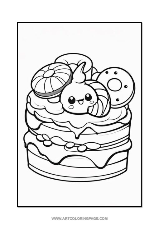 Unleash Your Imagination with Coloring Page Cupcake Vol 10
