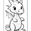 Unleash Your Imagination with Dragon Coloring Sheets Vol 25!
