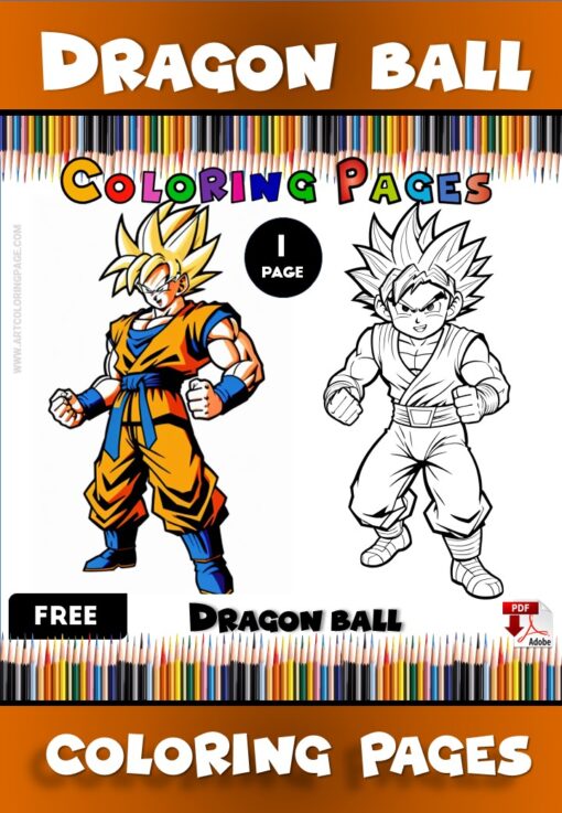 Unlock Creativity with Dragon Ball Z Goku Coloring Pages Free Download!