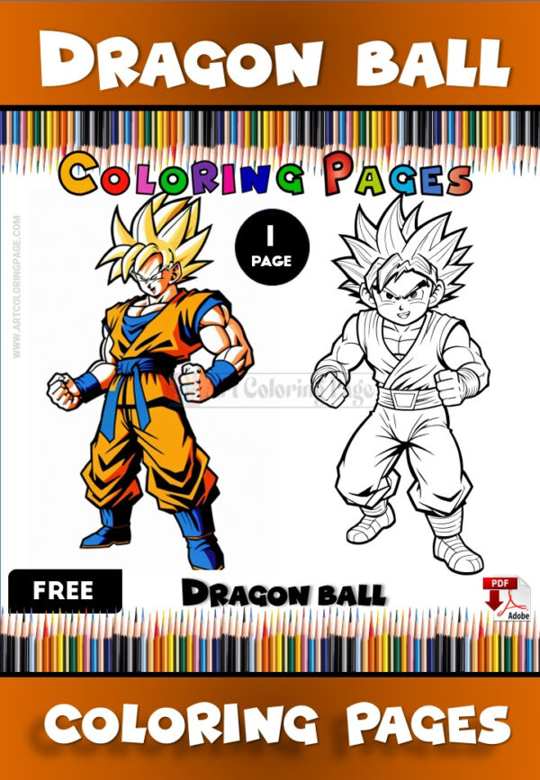 Unlock Creativity with Dragon Ball Z Goku Coloring Pages Free Download!