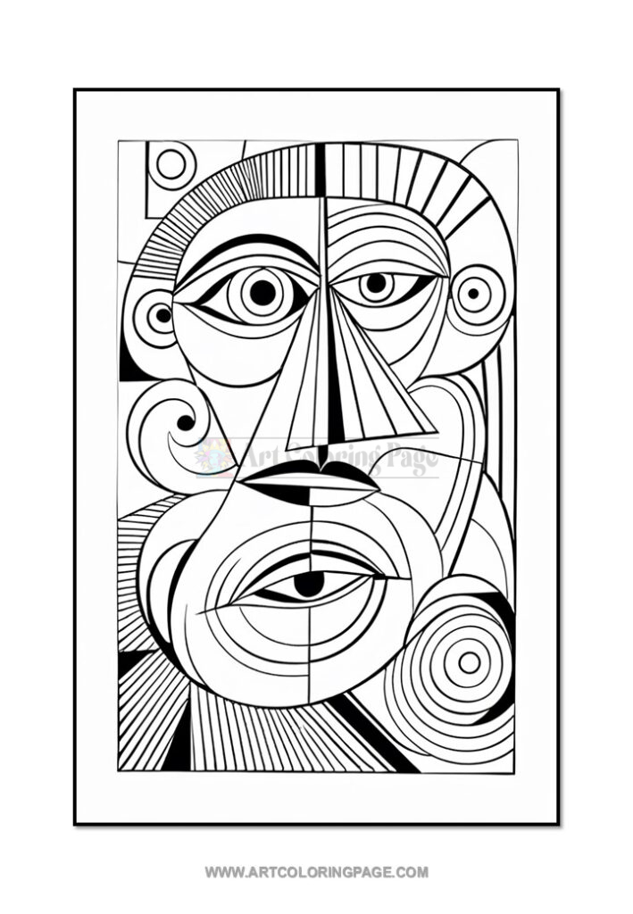 Unlock Your Creativity with Abstract Art Coloring Pages Vol 7Diapositive3
