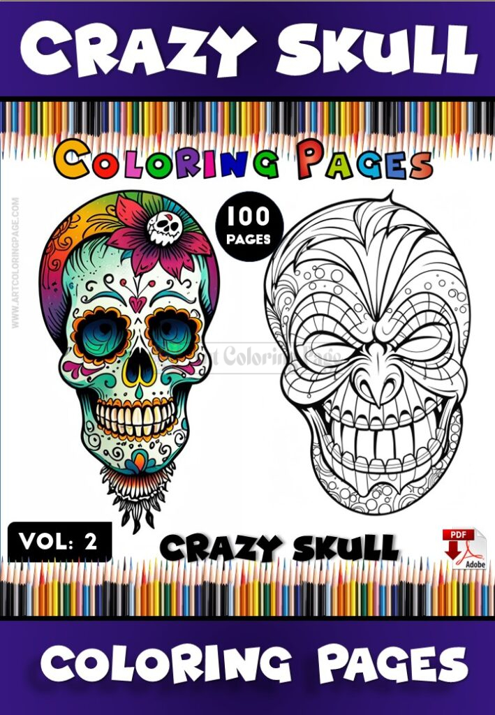 Unlock Your Inner Artist with Colorful Creative Skull Drawing Vol 2