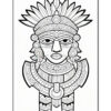 Unwind and Create with Aztec Coloring Pages Vol 5Diapositive3