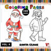 Christmas Coloring Pages PDF for Little Ones Vol. 4: 100 Festive Designs
