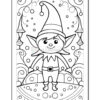 Christmas Elf Coloring Vol 4 – Festive Fun for All Ages Diapositive2