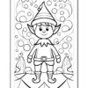 Christmas Elf Coloring Vol 4 – Festive Fun for All Ages Diapositive3