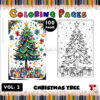 Coloring Pages Christmas Tree Vol 2 – Festive Fun for Kids
