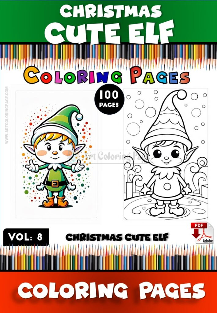Elf Art Printable VOL 8 - 100 Enchanting Designs for All Ages