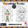 Elf Color Page VOL 17 - 100 Enchanting Designs for Holiday Fun
