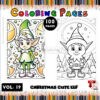 Elf Coloring VOL 19 - 100 Magical Holiday Designs