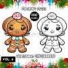 Gingerbread Color Vol 6 – A Sweet Holiday Coloring Experience for Kids