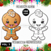 Gingerbread Coloring Pages Vol 3 – A Sweet Holiday Coloring Experience