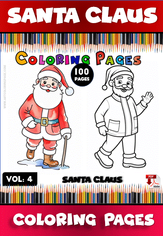 Alternative view of Christmas Coloring Pages PDF for Little Ones Vol. 4: 100 Festive Designs