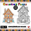 Unleash Your Imagination with Coloring Sheets of Gingerbread Houses Vol 3