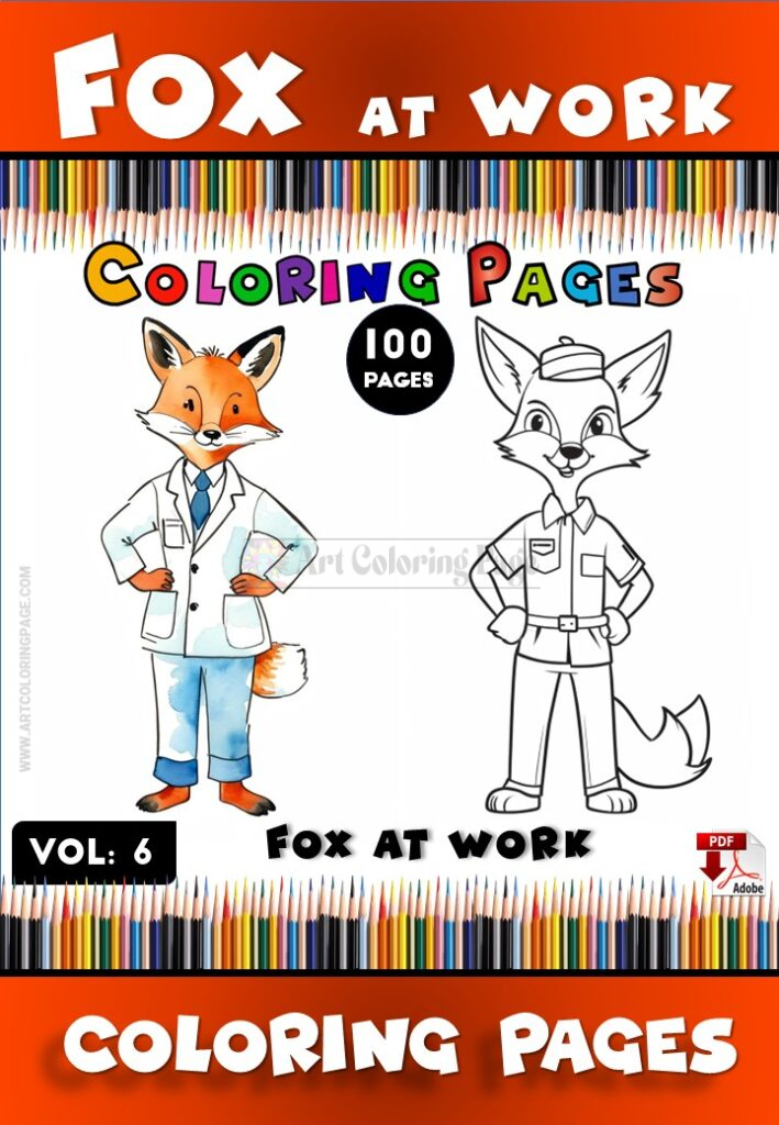 Fox Color Vol 6 Fox at Work – Bring Your Imagination to Life!