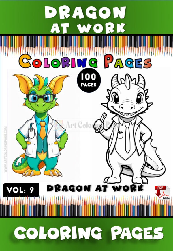 Unleash Your Creativity with Printable Dragon Coloring Pages Vol 9