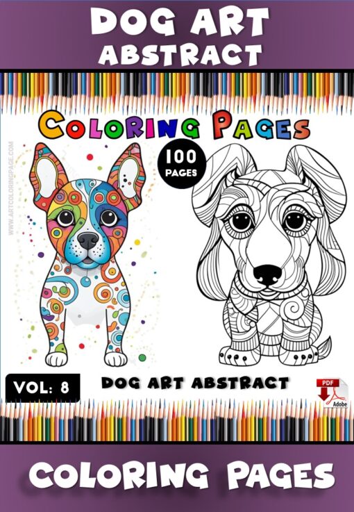 Adorable Kawaii Fun with Kawaii Dog Coloring Pages Vol 8