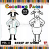 Baa-rilliant Fun with Sheep Coloring for Kids Vol 2!