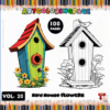 Brighten Up Nature with Bird House Colors for Kids Vol 20