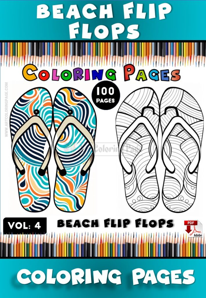 Brighten Up Summer with Colorful Flip Flops for Kids Vol 4!
