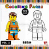 Build More Fun with LEGO Coloring Sheets Vol 2!