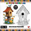 Celebrate Nature with Birdhouse Colors for All Ages Vol: 22!