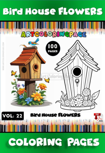 Celebrate Nature with Birdhouse Colors for All Ages Vol: 22!