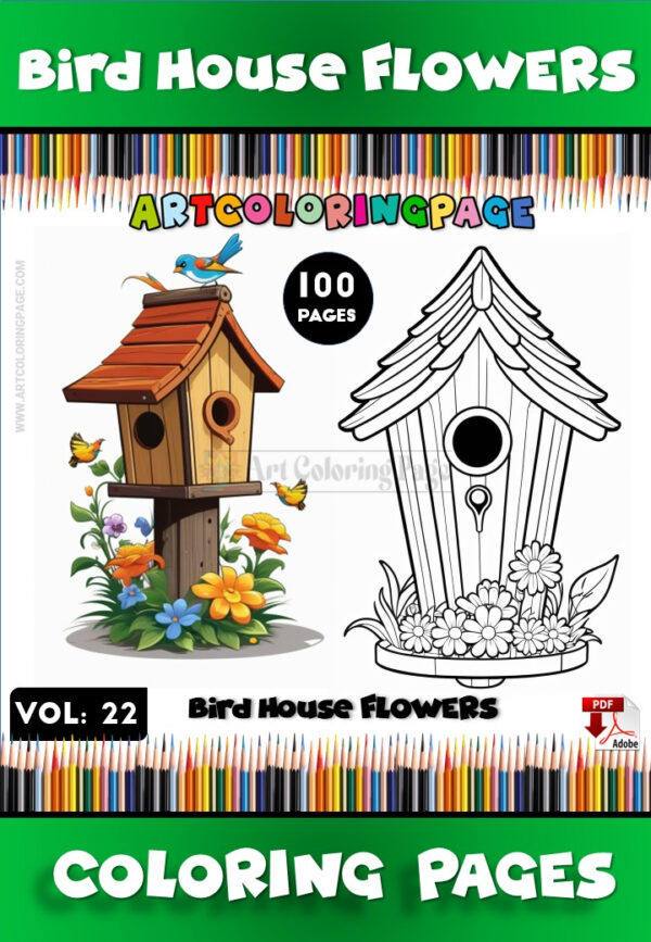 Celebrate Nature with Birdhouse Colors for All Ages Vol: 22!