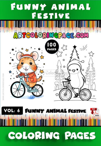 Discover the Animal Kingdom with Animal Coloring Page for Kids Vol: 6!