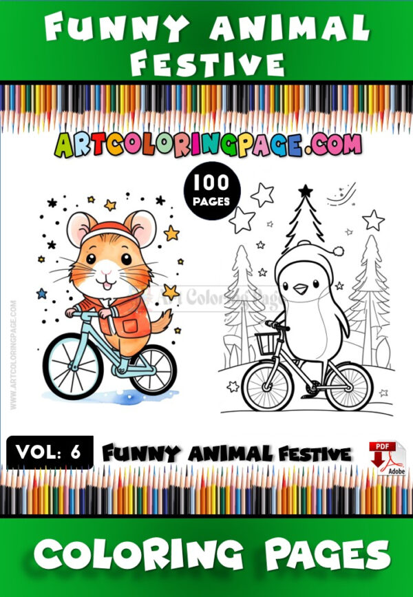 Discover the Animal Kingdom with Animal Coloring Page for Kids Vol: 6!