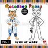 Discover the Magic of Lynx Coloring Book for Kids Vol 1