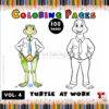 Dive into Fun with Turtle Coloring for Kids Vol: 4!